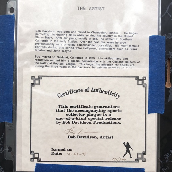 Joe Montana San Francisco 49ers Plaque - Picture 7 of 8